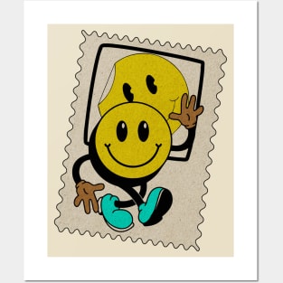 smiley face Posters and Art